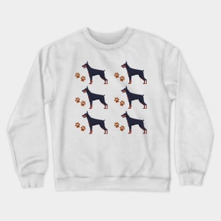 Doberman pinscher dog pattern Crewneck Sweatshirt